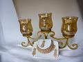 Traditional Design Stone Work Choker Necklace Set w/ Earrings & Tika 